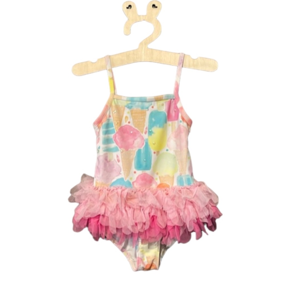Biscotti + Kate Mack Ice Cream Social Tulle Frills Swimsuit